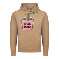 Vintage Coffee instant good vibes noodles Vintage Hoodie - MaliasSmallBusiness