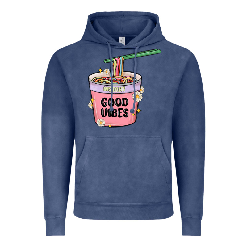 Instant Good Vibes Noodles Vintage Hoodie by MaliasSmallBusiness | Teevron