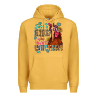Mustard just a girl who loves chickens Premium Hoodie - NancyCooperArtShop