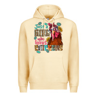 Pina Colada just a girl who loves chickens Premium Hoodie - NancyCooperArtShop