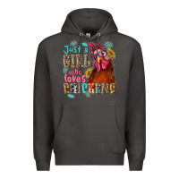 Smoke just a girl who loves chickens Premium Hoodie - NancyCooperArtShop