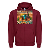Burgundy the best days are spent camping Zipper Hoodie - JahusDesignShop