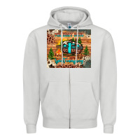 Dove Grey the best days are spent camping Zipper Hoodie - JahusDesignShop
