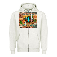 Oatmeal Heather the best days are spent camping Zipper Hoodie - JahusDesignShop