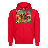 Red the best days are spent camping Zipper Hoodie - JahusDesignShop