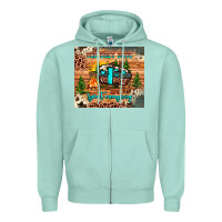 Seafoam the best days are spent camping Zipper Hoodie - JahusDesignShop