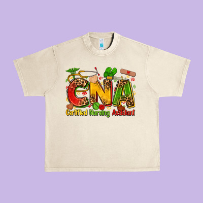 Certified Nursing Assistant Juneteenth Urban Heavy Tee Designed By Zillion Design Studio