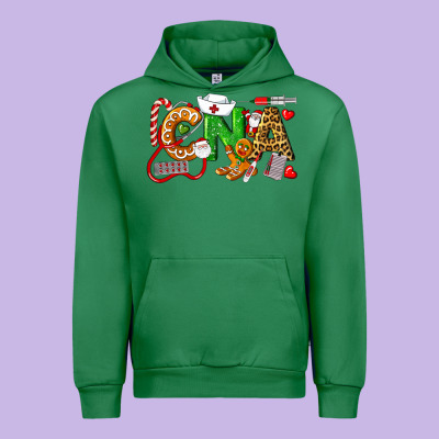 Christmas Cna Certified Nursing Assistant Urban Hoodie Designed By Lillyallendesigns