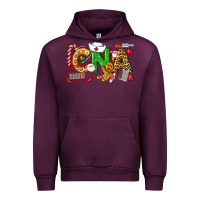 Mauve Wine Christmas CNA Certified Nursing Assistant Urban Hoodie - LillyAllenDesigns