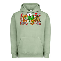 Pigment Oil Green Christmas CNA Certified Nursing Assistant Urban Hoodie - LillyAllenDesigns