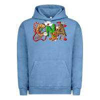 Pigment Pebble Blue Christmas CNA Certified Nursing Assistant Urban Hoodie - LillyAllenDesigns