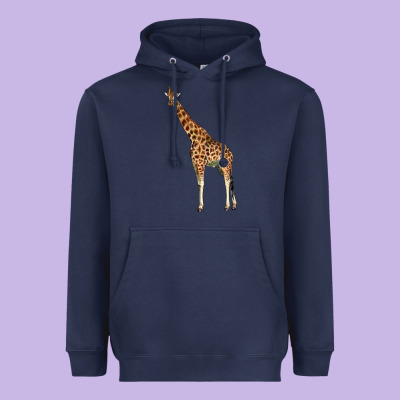 Giraffe Heavyweight Hoodie Designed By Lillyallendesigns