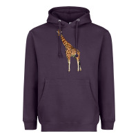 Plum giraffe Heavyweight Hoodie - LillyAllenDesigns