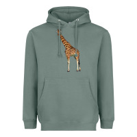 Sage giraffe Heavyweight Hoodie - LillyAllenDesigns