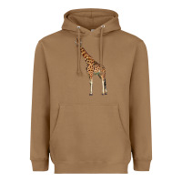 Toasted Coconut giraffe Heavyweight Hoodie - LillyAllenDesigns