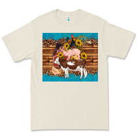 Bone western farm cow pig rooster chick farm chicken barn Premium Tee - Artiststas