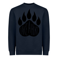 Navy take a hike Heavyweight Sweatshirt - Unal Design