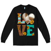 Black western volleyball love Long Sleeve Tee - HRA Design Shop