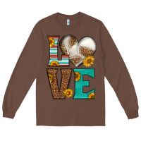 Chestnut western volleyball love Long Sleeve Tee - HRA Design Shop