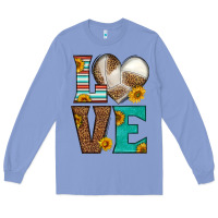 Colony Blue western volleyball love Long Sleeve Tee - HRA Design Shop