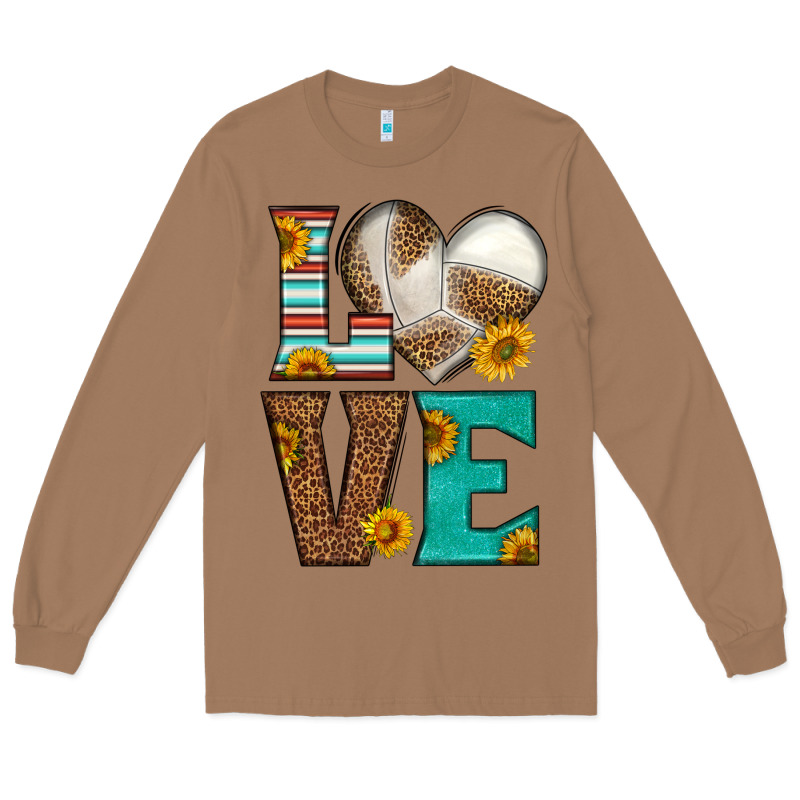 Western Volleyball Love Long Sleeve Tee by HRA Design Shop | Teevron
