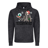 Vintage Black look at me being all festive and shit Vintage Hoodie - MaliasSmallBusiness
