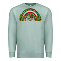 Seafoam mexican flag cactus and sunflowers rainbow Premium Sweatshirt - Jasminsmagicworld