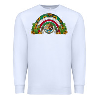 White mexican flag cactus and sunflowers rainbow Premium Sweatshirt - Jasminsmagicworld