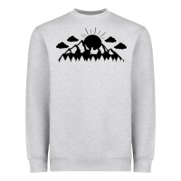 Heather Grey Mountain Heavyweight Sweatshirt - Unal Design
