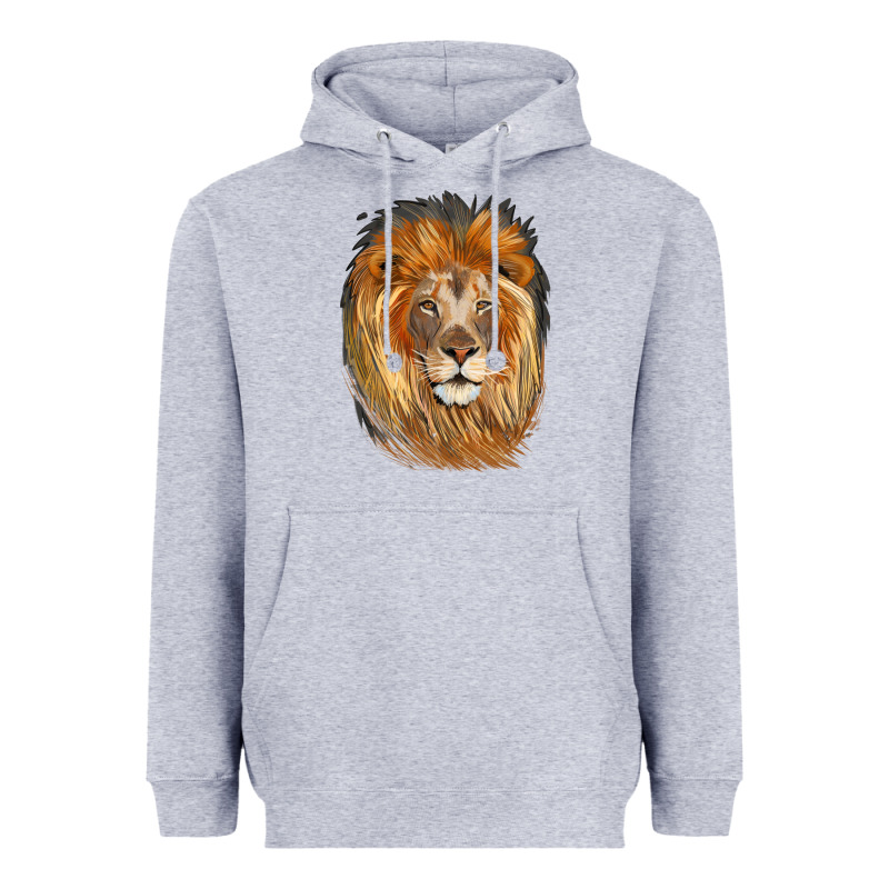 Lion Head Heavyweight Hoodie by LillyAllenDesigns | Teevron