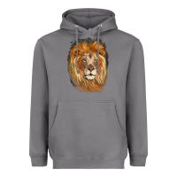 Storm Lion Head Heavyweight Hoodie - LillyAllenDesigns
