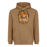 Toasted Coconut Lion Head Heavyweight Hoodie - LillyAllenDesigns