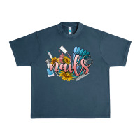 Midnight Navy nails Urban Heavy Tee - BarkalooDesign