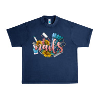 Navy nails Urban Heavy Tee - BarkalooDesign