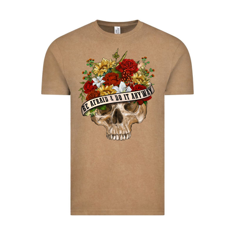 Be Afraid&do It Anyway Vintage Tee by RanaPortraitStore | Teevron