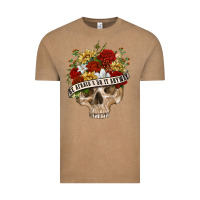 Vintage Coffee Be Afraid&Do It Anyway Vintage Tee - RanaPortraitStore