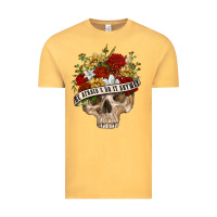 Vintage Mustard Be Afraid&Do It Anyway Vintage Tee - RanaPortraitStore