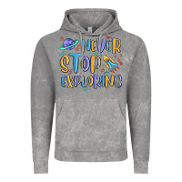 Cloud Rock never stop exploring Vintage Hoodie - MaliasSmallBusiness