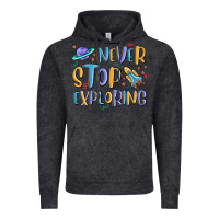 Never Stop Exploring Vintage Hoodie | Teevron