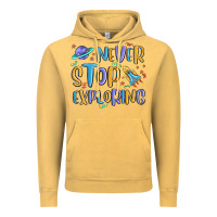Vintage Mustard never stop exploring Vintage Hoodie - MaliasSmallBusiness