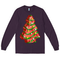 Red Christmas Cake Fa Element Long Sleeve Tee | Teevron