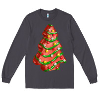 Smoke red christmas cake fa element Long Sleeve Tee - FaDigitalArtStudio