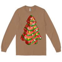 Toasted Coconut red christmas cake fa element Long Sleeve Tee - FaDigitalArtStudio