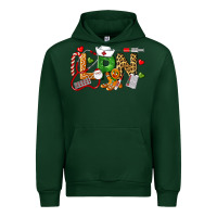 Forest Green Christmas lpn certified nursing assistant Urban Hoodie - LillyAllenDesigns
