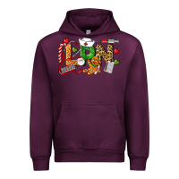 Mauve Wine Christmas lpn certified nursing assistant Urban Hoodie - LillyAllenDesigns