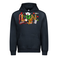 Navy Christmas lpn certified nursing assistant Urban Hoodie - LillyAllenDesigns