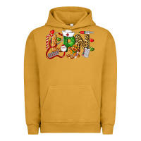 Pigment Peanut Butter Christmas lpn certified nursing assistant Urban Hoodie - LillyAllenDesigns