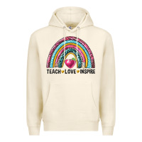 Tofu rainbow teach love inspire Premium Hoodie - NancyCooperArtShop