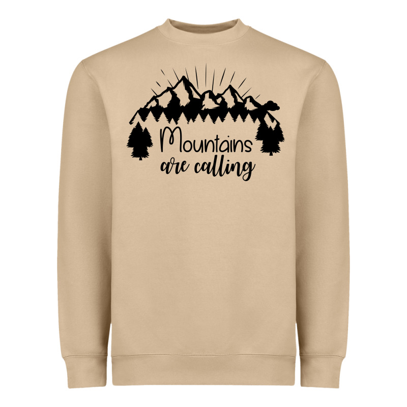 Mountains Heavyweight Sweatshirt by Unal Design | Teevron