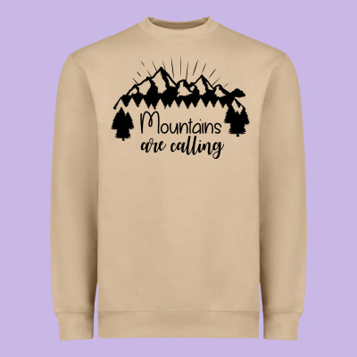 Heavyweight Sweatshirt Mountains
